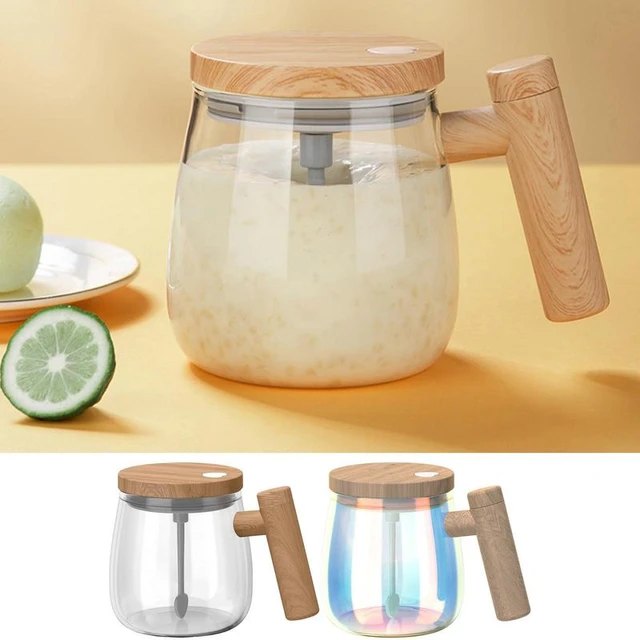 Self Mixing Cup High Speed Time Saving Glass Mug Portable Coffee Electric  Stirring Thermal Cup For Dining Rooms Gyms Parks - AliExpress