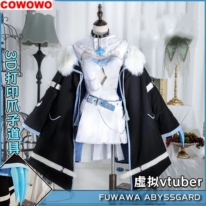 

COWOWO Vtuber Hololive Fuwawa Abyssgard Game Suit Gorgeous Lovely Dress Cosplay Costume Halloween Party Role Play Outfit Women