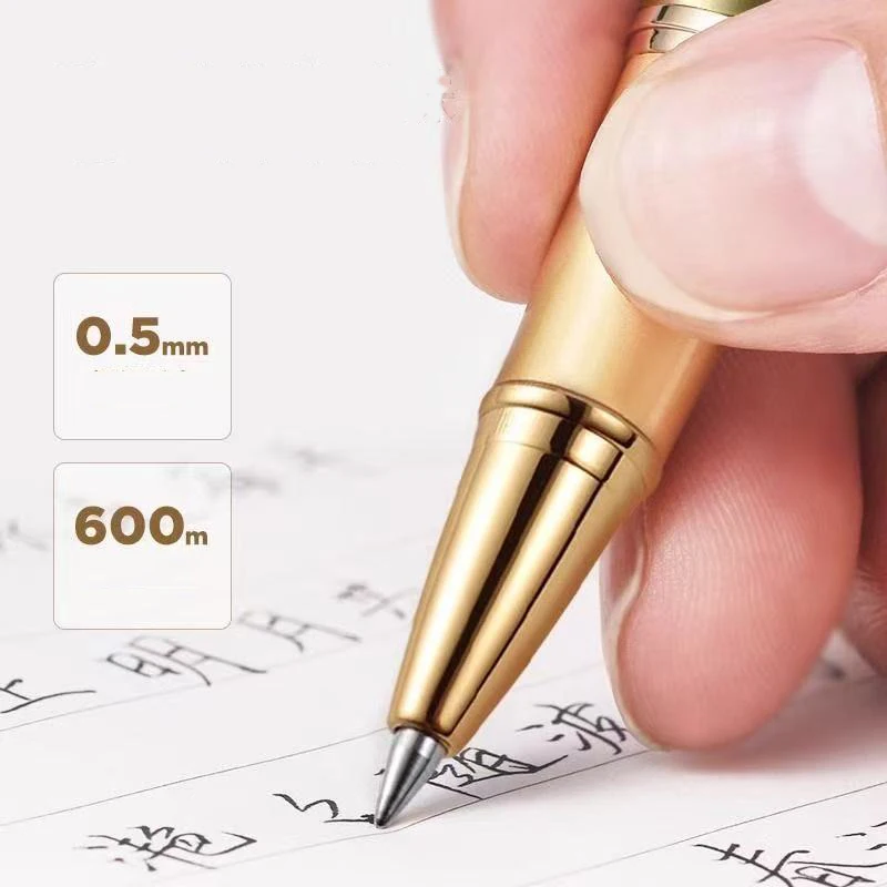 Montagut Business Golden Barrel & Golden Trim Iridium Roller Ball Pen Writing Gift Pen with Gift Box