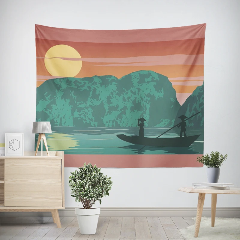 Home decorations Anime animals modern room decor wall tapestry aesthetic bedroom aesthetic wall art large fabric tapestry