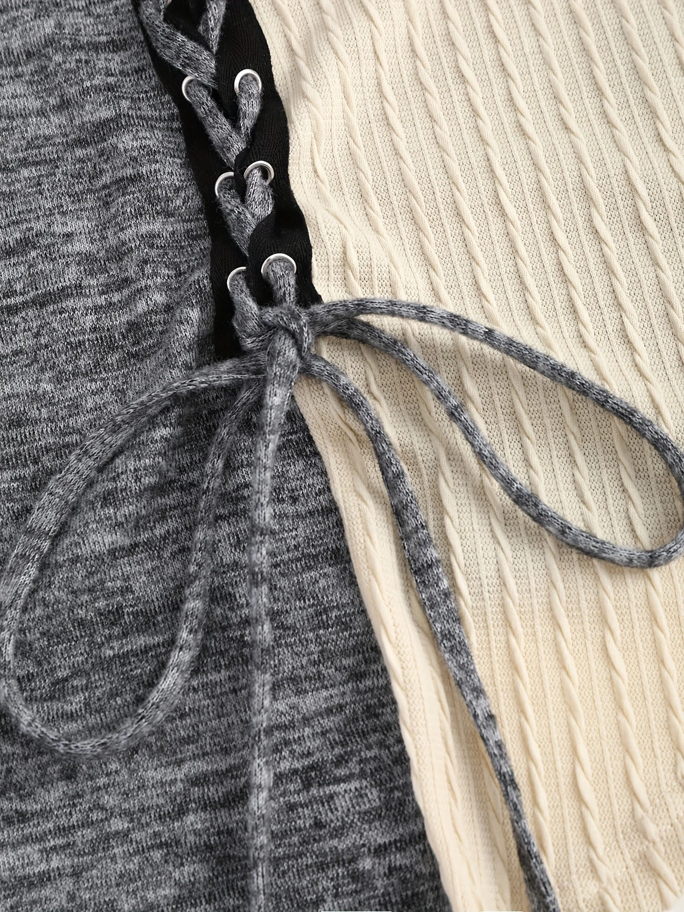 Europe and the United States fashion autumn and winter new lace-up decoration lapel imitation button hem long-sleeved shirt Best Sellers In Women's Clothing