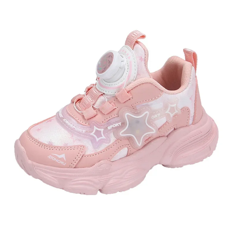 Tennis Shoes LED Children Trainer Girls Casual Sneakers Mesh Breathable Running Shoes Baby Student Non-slip Illuminated Shoes 5