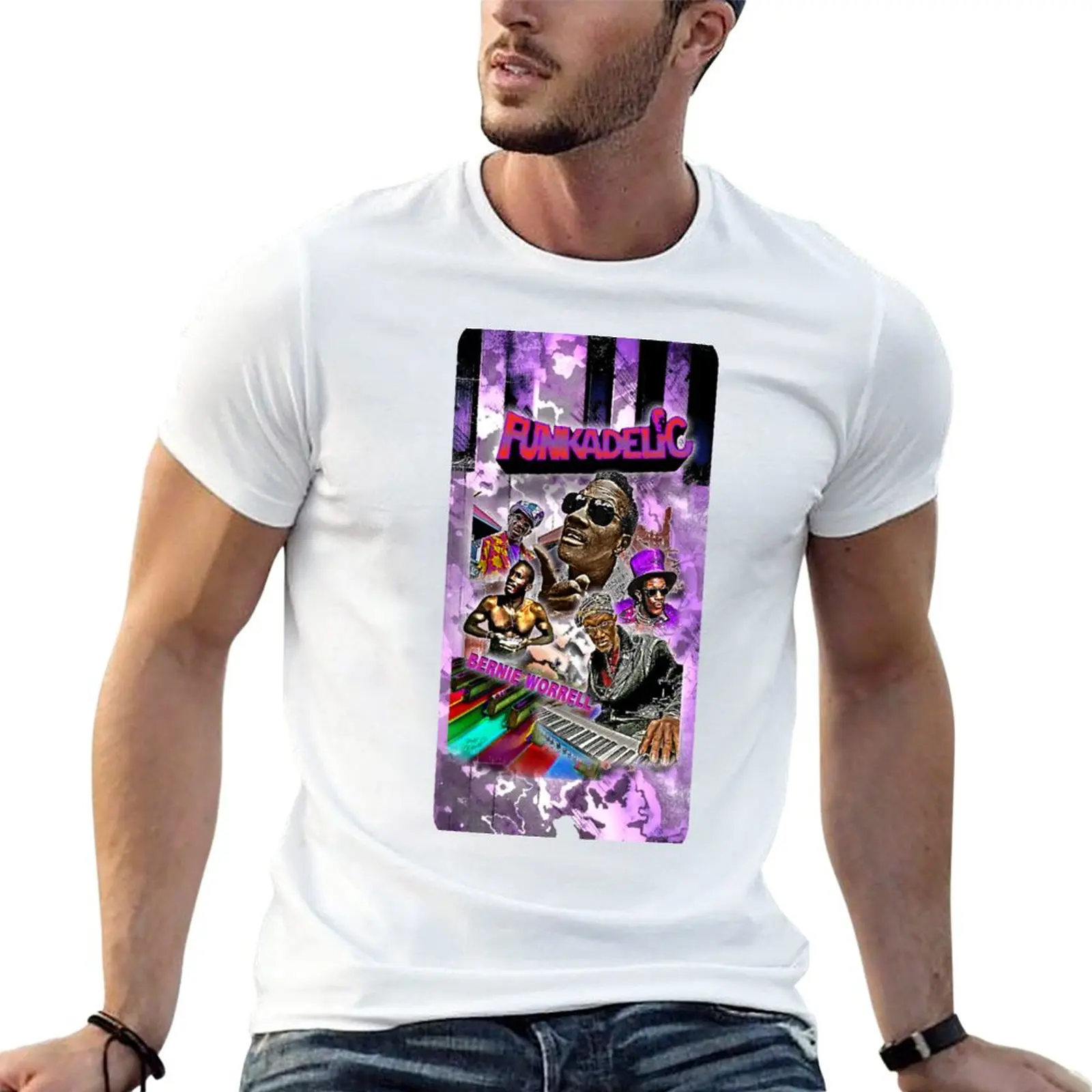 

New Bernie Worrell "Tribute" D-1 phone cases T-Shirt summer clothes quick-drying t-shirt t shirts for men