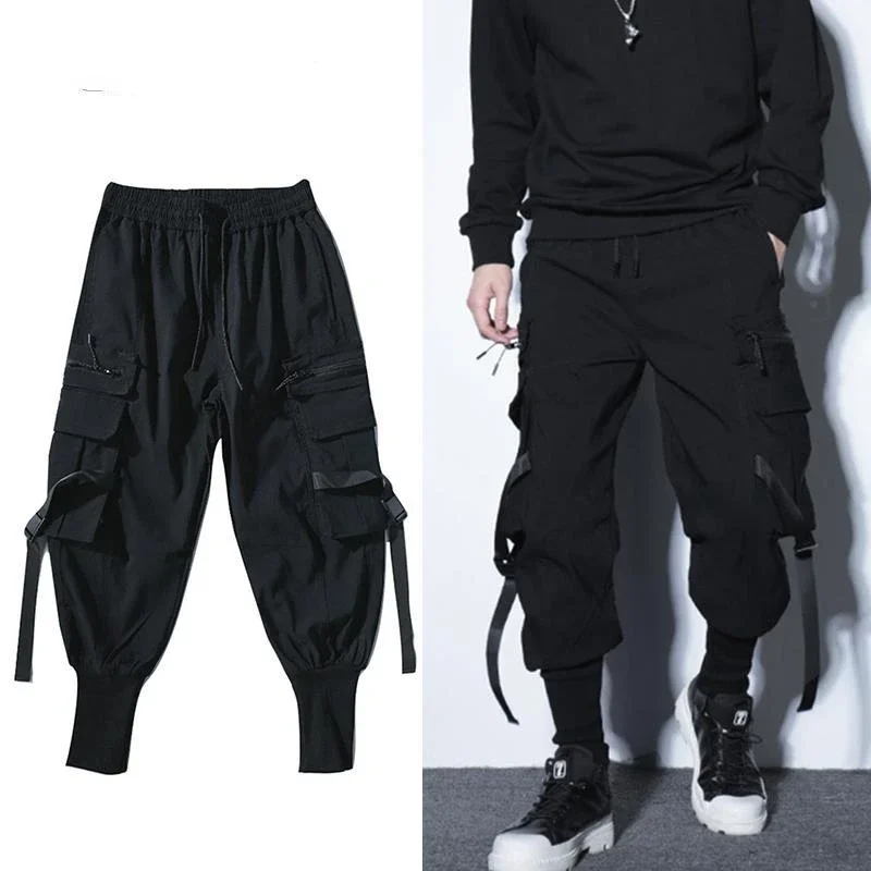 Y2K 2023 American Spring and Autumn Dark Cargo Pants Men's Fashion Brand Loose Small Foot Function Street Streamer Corsetters 2023 new arrivals q tv box hd android 9 allwinner h6 media streamer player iptv free shipping recommend