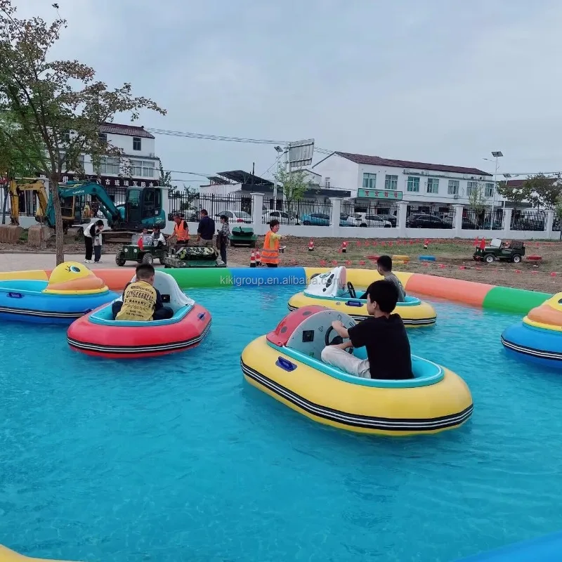New Design Good Quality for Kids or Adults New Inflatable Electric Water Bumper Boats Cars