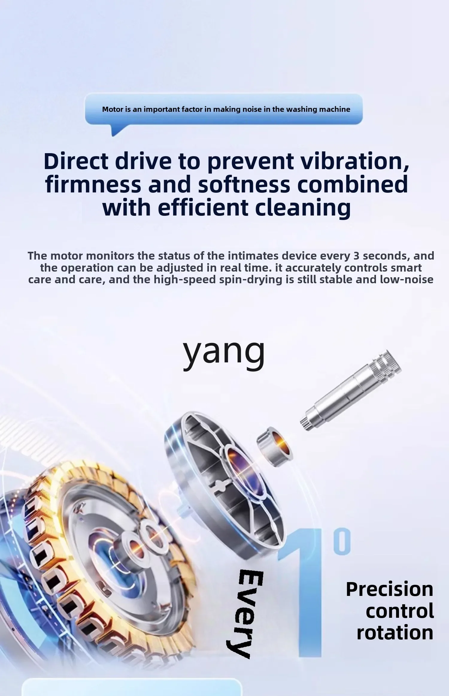 CX six-dimensional shock absorption direct drive frequency conversion drum washing machine 10kg household automatic 90BD 5