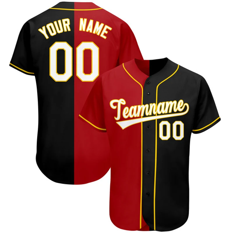 

Customized Baseball Jersey Dual Color Scheme 3D Printing Men's Baseball Jersey Unisex Street Casual Sports Baseball Shirt Top