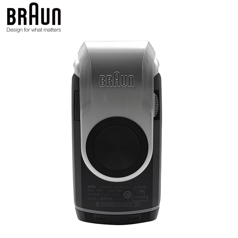 Braun M90 Electric Shaver Mobile Shave Trimmer Washable Beard Molding Shaving Machine Dry Battery Power Portable