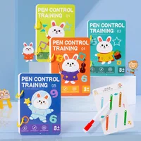 Magical Tracing Workbook Control Training Book Kids Reusable Magic Practice Copybook Children Drawing Education Books Stationery