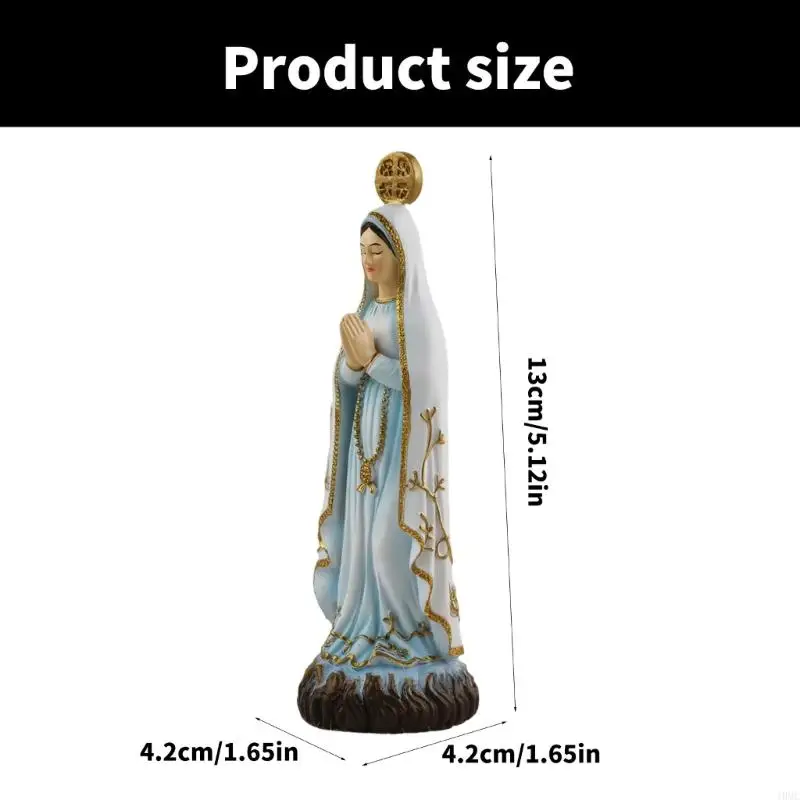 Lady Of Marys Blesseds Virgins Mother Marys Catholic Religious Gift Resins Figurine Statue Virgin Mary Sculpture Home Decoration