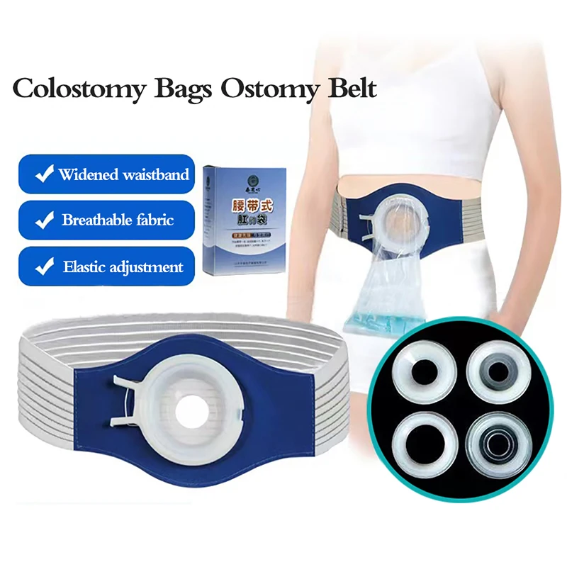Colostomy Bags Ostomy Belt Drainable Urostomy Bag After Colostomy Ileostomy Pouch 1set