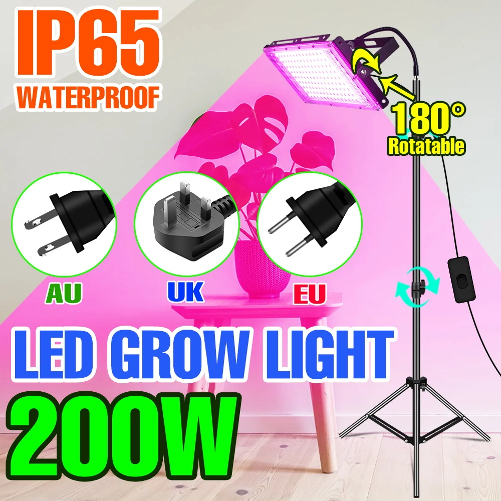 Full Spectrum Led Phyto Lamp Lampadina Per La Crescita Della Serra Fitolamp 200W Ad Alta Potenza Per Piantine Grow Tent Flower Seeds Plant Light