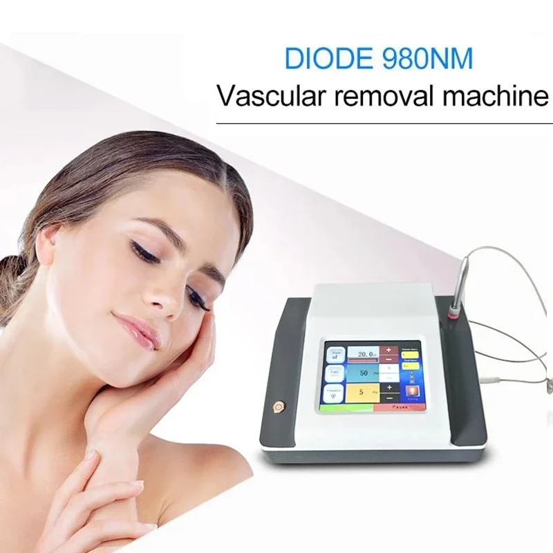 

980nm Diode Laser Vascular Spider Veins Removal Machine 980 Diode Laser Blood Vessels Removal Nail Fungus