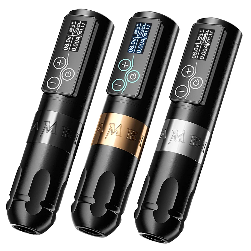 

Wireless Battery Tattoo Tatoeagemachines Brushless Motor Touch Screen 2400mah Electric Permanent Makeup Device Tatuar Pmu Pen