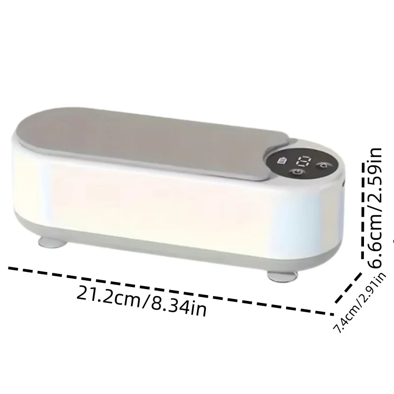 Eyeglass cleaning machine ultrahigh frequency full-automatic household cleaning jewelry mouthpiece small portable contact lens c 6