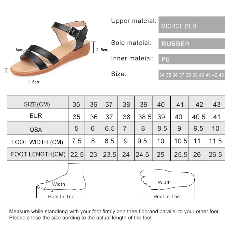 AIYUQI Women Sandals 2024 Summer New Wedge Sandals Women Large Size 41 42 43 Non-Slip Mom Sandals Women