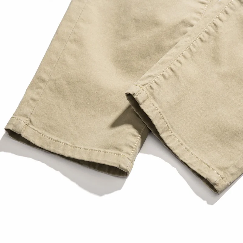 Men's  cargo pants Fashion Make old style Straight pants Autumn and winter Stretch baggy Korean style Big size Casual trousers 5