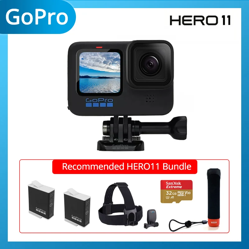 GoProHERO11BlackActionCameraGoproHERO11Black53K60Video