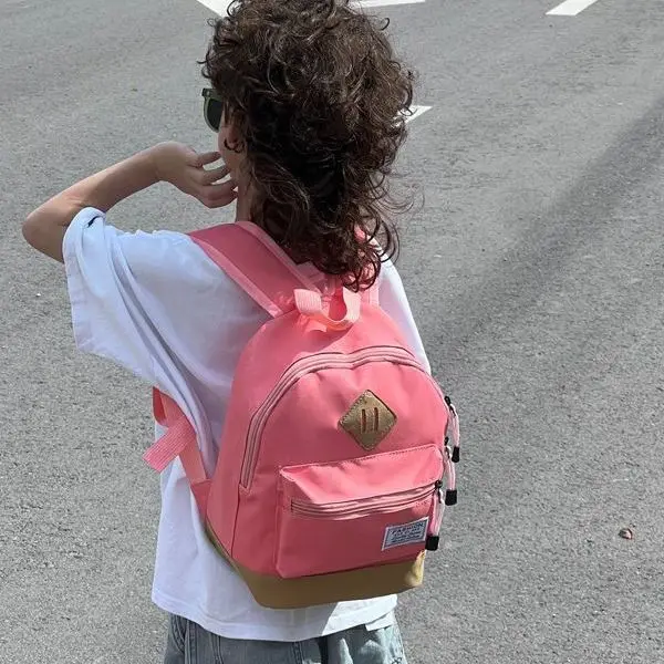 Kindergarten Kids Backpack 2025 Children's Bag Cute Boys' Canvas Backpack Girls Schoold Bags Children Travel Backpack 4
