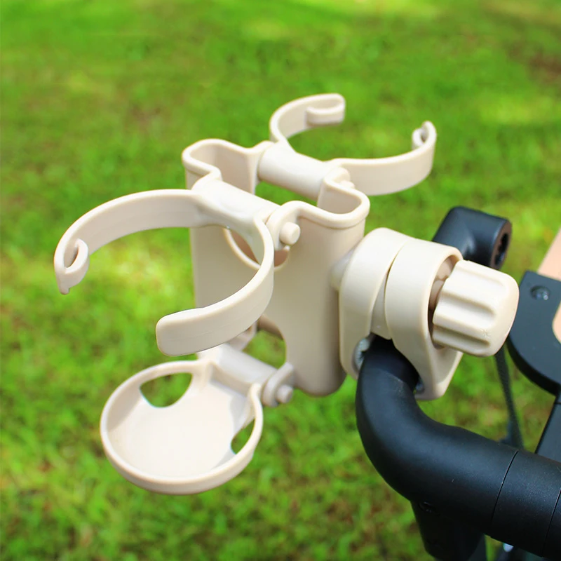 3-in-1Universal Stroller Water Cup Holder with Phone Holder Universal Foldable Bottle Holder for Wheelchair Stroller Accessories