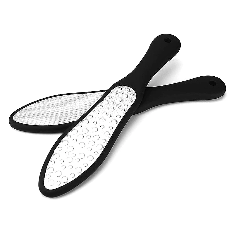 Foot File Blades Stainless Steel Double-sided Foot Rasp Heel File Hard Dead Skin Callus Remover Exfoliating Pedicure Care Tool