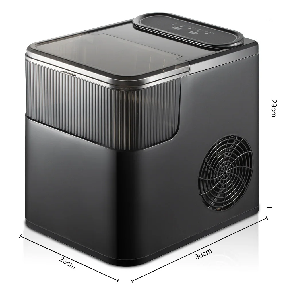 Small Ice Maker Home Automatic Bullet Ice -Made Compact Ice Machine Visible Mini Ice Maker For Home/Kitchen/Office 5