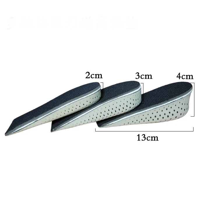 LUCYLEYTE Sports Shoes Insole Memory Foam Insoles Unisex In Sport Pad Contact Increased 2cm 3cm 4cm