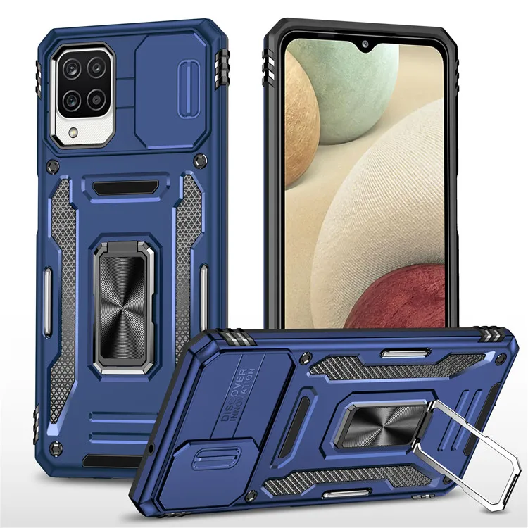 5G Armor Slide Lens Protective Case for Samsung Galaxy - Durable Back Cover