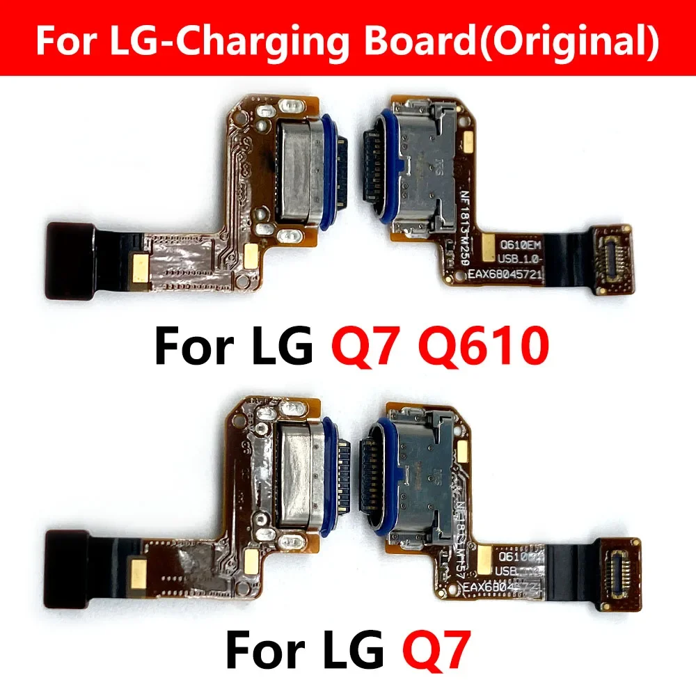 Фото Оригинальный USB-разъем для зарядного устройства, Micro плата для LG G6 K22 K41S K42 K52 K51 K61 Q7 Q610 Q8 Q92 Q720 Style Q710 V30 №5