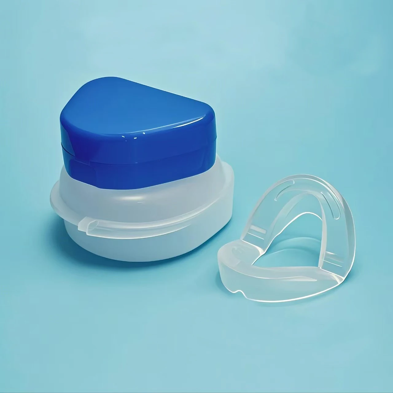 واقي فم مضاد للشخير لطحن الأسنان في الليل: واقي أسنان قابل للتشكيل للنوم