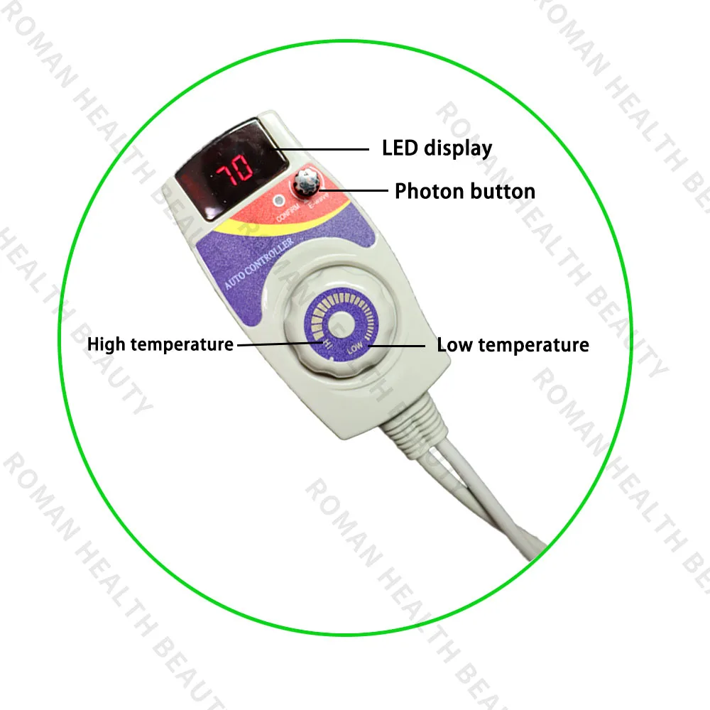 Jade Tourmaline Germanium Heating Massage Pad 50x150cm Far Infrared Therapy Pain Relief Sleep Aids Wellness Full Body Relaxation