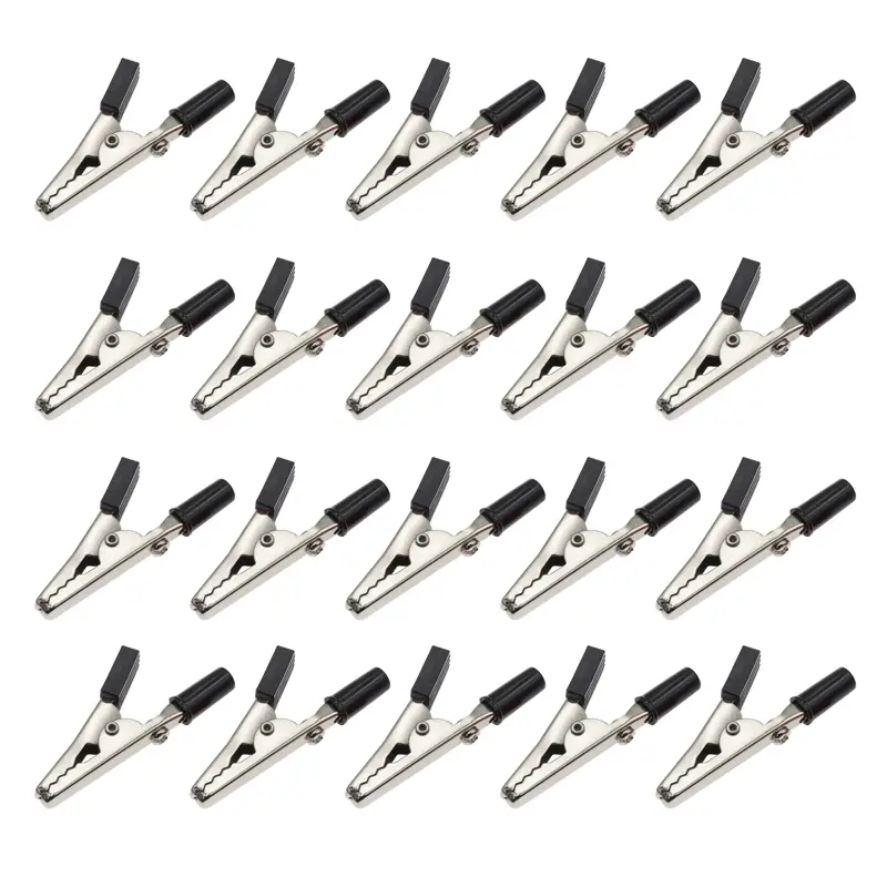10 Pieces Metal Alligator Clips Test Clips, Electronic Product Test Clips With Screws And Solder Ports, Electrician Wire Clips image 8