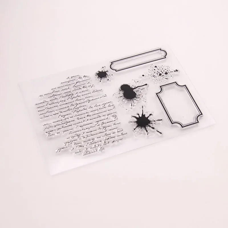 Clear Stamps for DIY Scrapbooking Supplies Embossing Paper Card Album Decor Craft T1376
