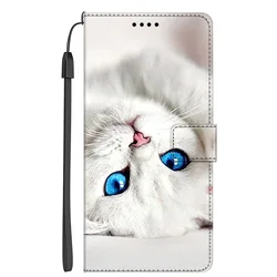Luxury Leather Magnetic Wallet Phone Cover with Card Slot and Flip Design for Nokia C22 (Ivory)