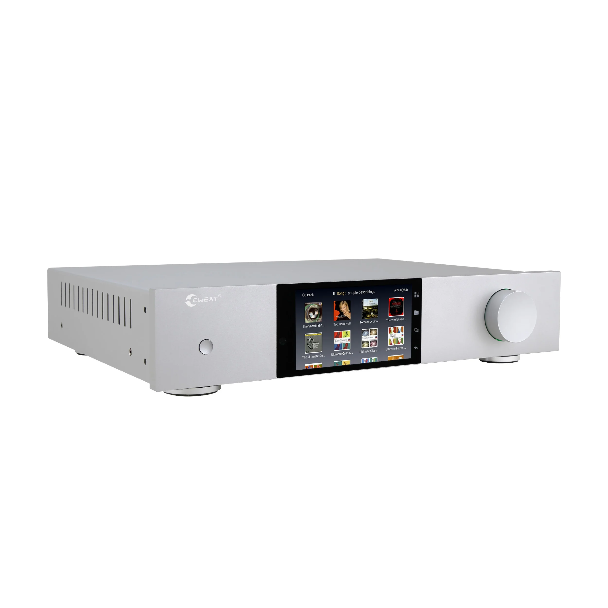 

2022 Новый Eweat DMP50 встроенный ESS9038 PRO DACs цифровой аудио плеер Музыкальный сервер стример домашний кинотеатр