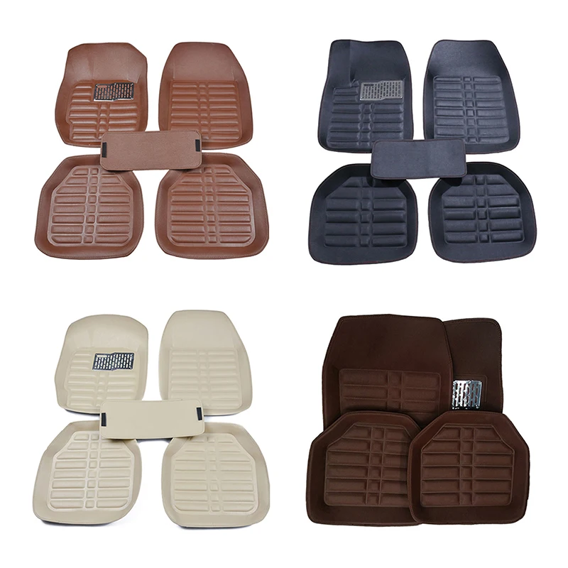 Floor Mat Car Floor Mats Floor Mats Floor Rugs 5pcs Auto Floor Mats Foot Rugs Carpets Car Styling For Duster Premium Full Set Carpet Floor Mat Leather Car Accessories