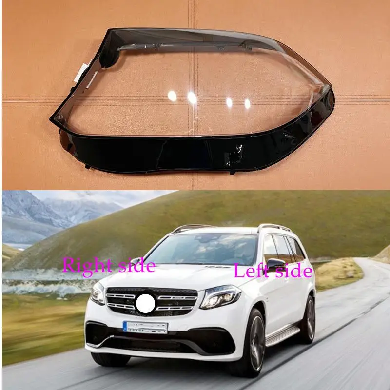 

Car Headlight Lens for Mercedes-Benz GLS 2015 2016 2017 2018 2019 Headlamp Cover Car Replacement Front Auto Shell Cover