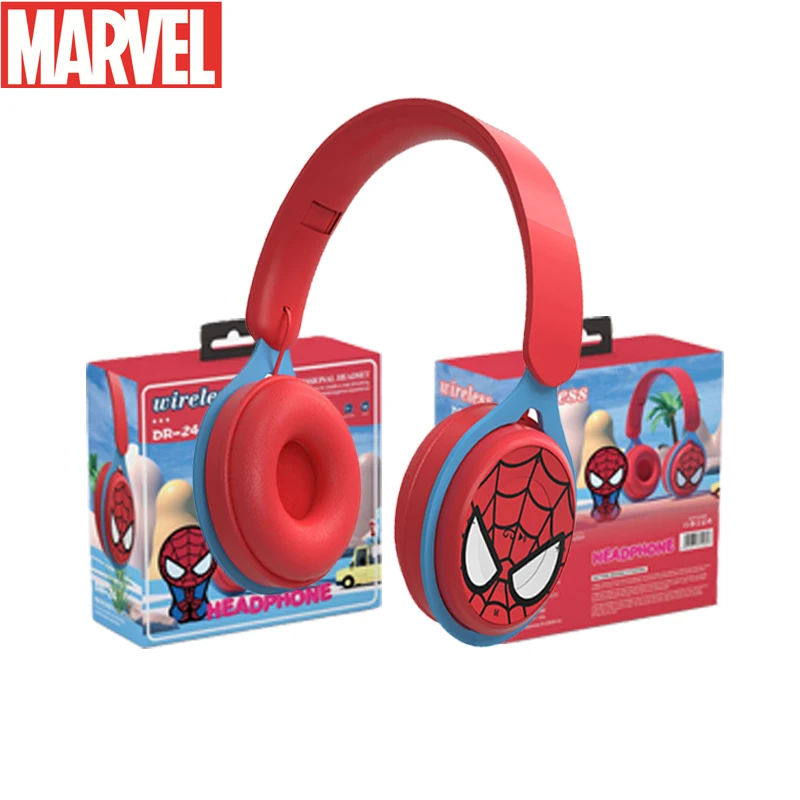 New Marvel Iron Man Disney Mickey Wireless Headphones Blutooth Surround Sound Stereo Foldable Earphone Laptop Headset