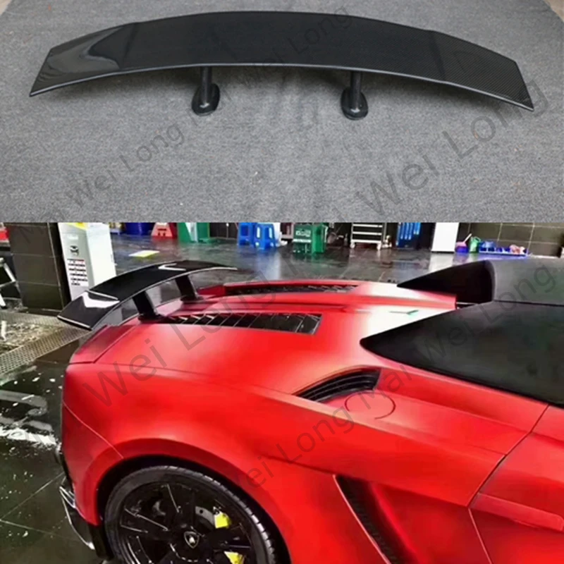 

Car Styling For Lamborghini Gallardo Lp540/lp550/lp560 2007-2014 Real Carbon Fiber Rear Trunk Boot Lip Spoiler Wing Decoration