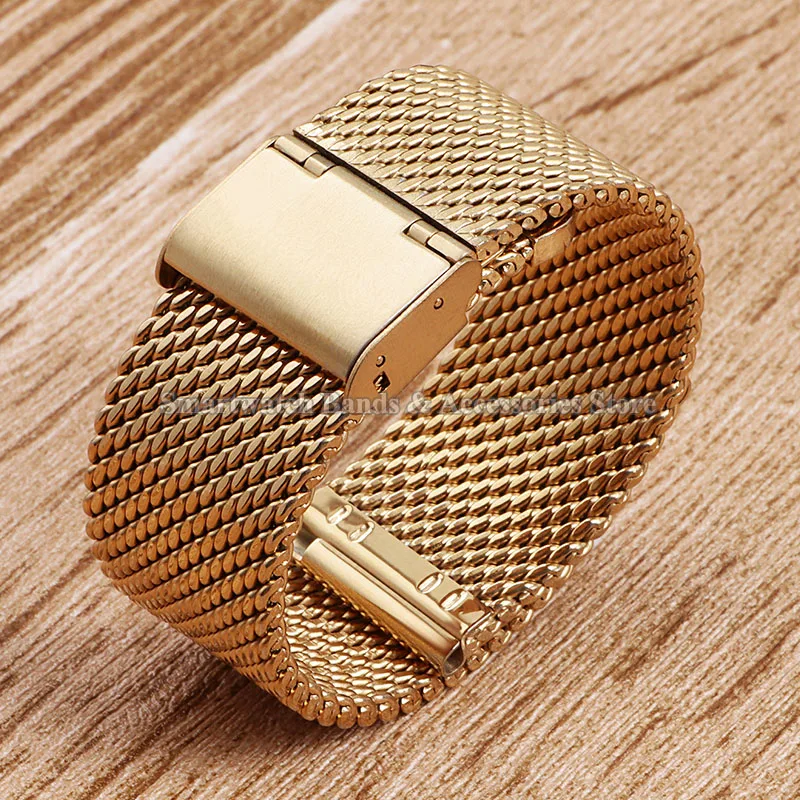 Elegant Milanese Mesh Steel Strap - Premium Stainless Wristband Replacement Bracelet Accessories