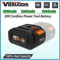 Original For WORX brand new genuine WA3578 - PowerShare 20V 4.0AH/5.0AH/6.0AH lithium-ion large-capacity battery 1