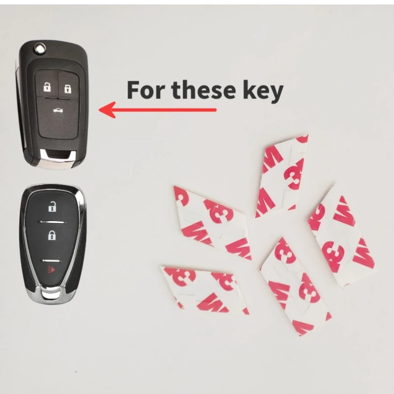 10Pcs/Lot DIY Emblem Logo Replacement Sticker Emblem For Chevrolet remote key shell