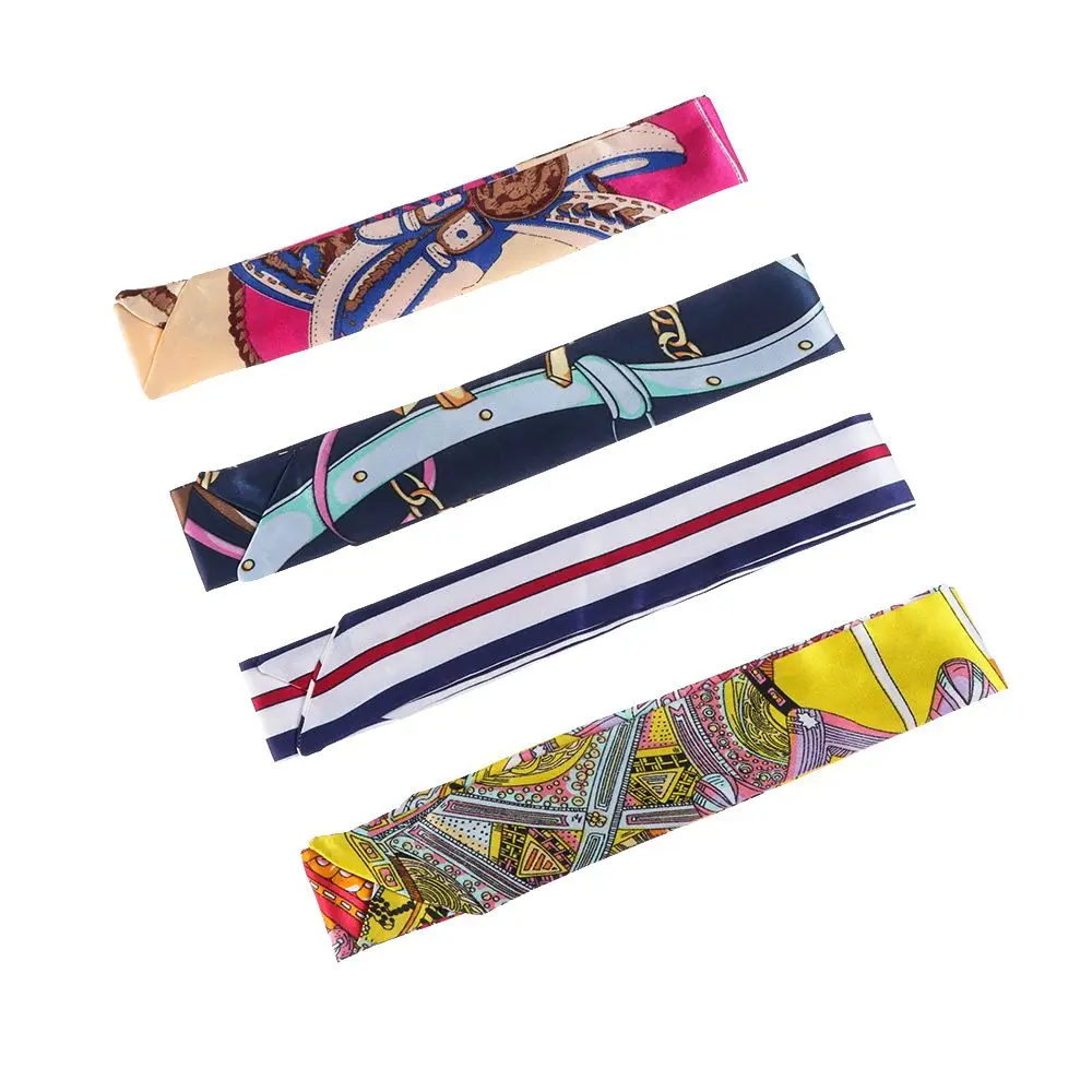 Fashion Wrist/Waistband Hairband Neck Scarf Decor Ribbon Scarf Handbag Handle Ribbon Small Silk Scarf 4