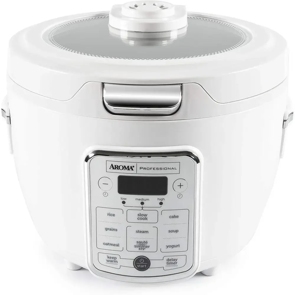 AROMA® Professional 20-Cup Cooked / 4Qt. Digital Rice & Grain Multicooker ARC-1230W)