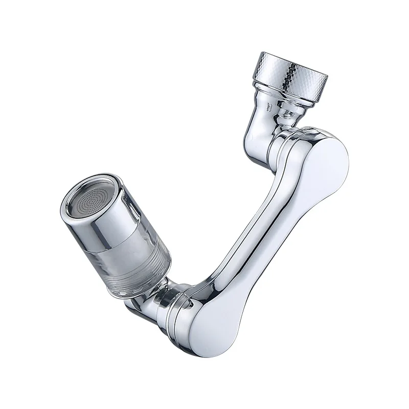 1Pc Faucet Extension Lever 1080&deg; Swivel Telescopic Faucet Nozzle For Bathroom Sinks Kitchen And Bathtub Faucets