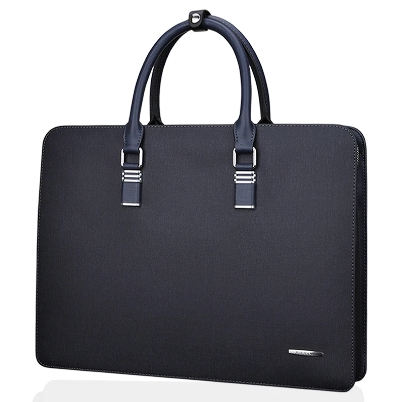 Men Messenger Luxury Handbags Maleta Male Bring Password Lock Briefcase Diagonal Package Genuine Leather Computer Laptop Bag