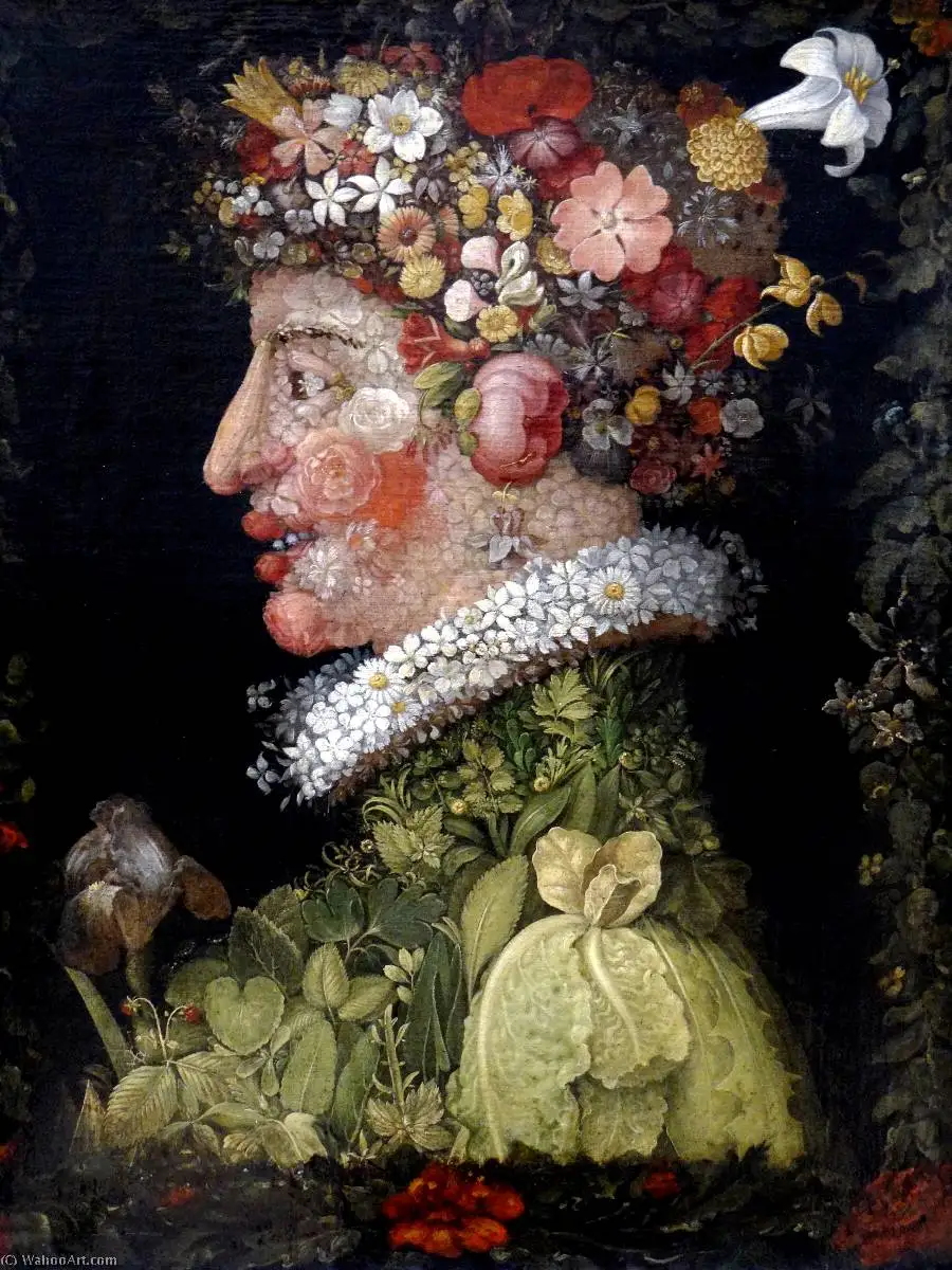 

Giuseppe Arcimboldo Collection of famous works Oil Painting Art SILK POSTER Wall Art Home Decor