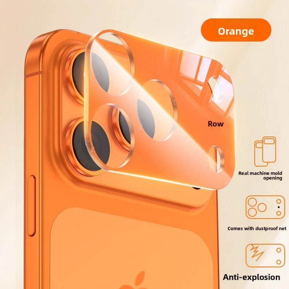 HD Clear Camera Lens Film Protector with All Coverage & Anti-Dust Armor Case, Equipped with Locator