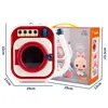 Mini Cleaning Set Small Household Appliances Series Washing Machine Cleaner Play House Doll festival birthday Kid gift Toy 5
