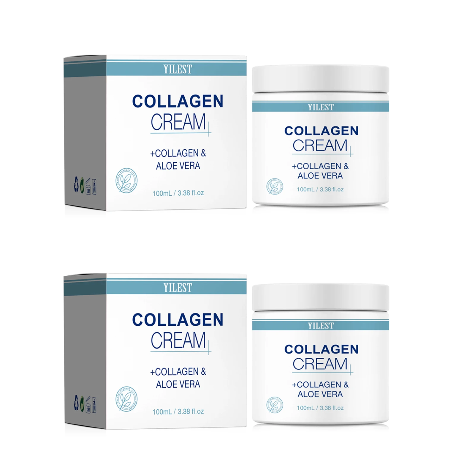 100 جرام كريم الكولاجين رفع ثبات التجاعيد الناعمة...